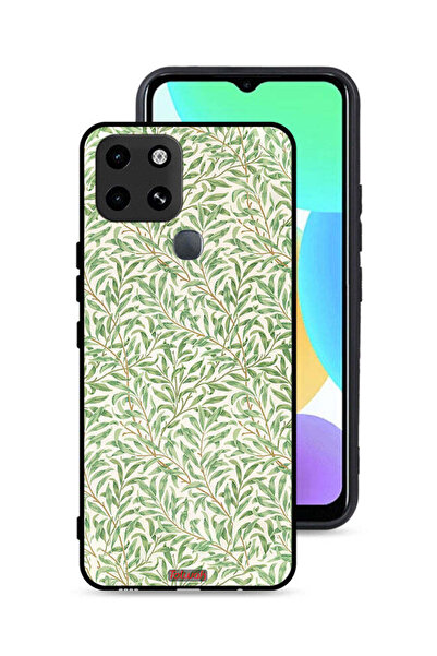 Tolwak غطاء حماية لهاتف إنفينيكس سمارت 6 بنقشة غصن الصفصاف الشهيرة