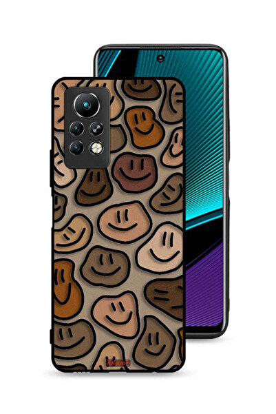 Tolwak غطاء حماية لهاتف إنفينيكس نوت 11 برو برسومات وجوه مبتسمة