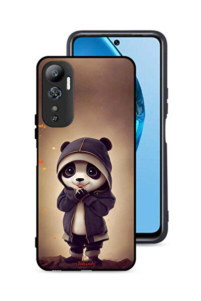 Tolwak غطاء حماية لهاتف Infinix Hot 20 4G بطبعة باندا صغيرة لطيفة