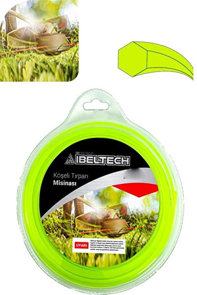 MoonTech Tırpan Misinası Motorlu Tırpan Yuvarlak Misina 3,5 mm 41 Metre Yeşil...