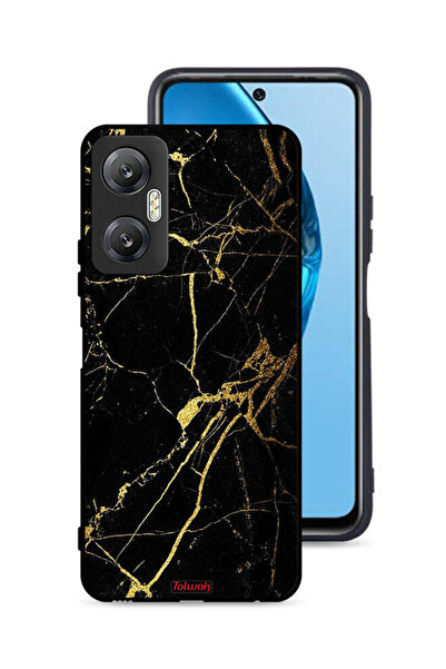 Tolwak غطاء حماية لهاتف Infinix Hot 20 5G - رخامي متصدع