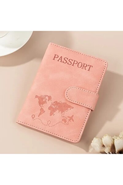 ORGANICYOU Yiwu Passport Holder with Magnetic Closure - Lightweight, Lined Travel Wallet