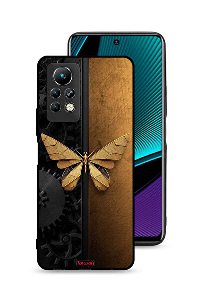 Tolwak غطاء حماية لجهاز Infinix Note 11 Pro بتصميم فراشة فولاذية
