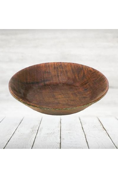 BASURRAH Round wooden bowl 21CM