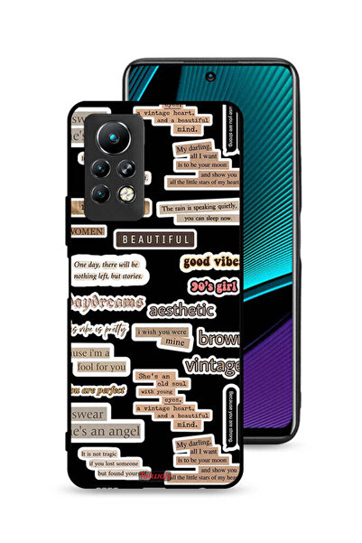 Tolwak غطاء حماية لهاتف Infinix Note 11 Pro بملصقات اقتباسات جميلة