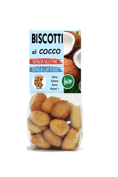 Deco Italia Biscuiti cu nuca de cocos fara gluten, fara lactoza