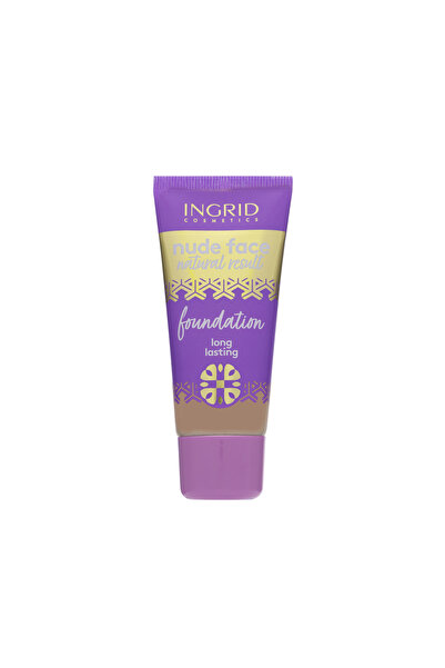 INGRID Fond de ten Nude Face Long Lasting, 24 Maro, 30 ml