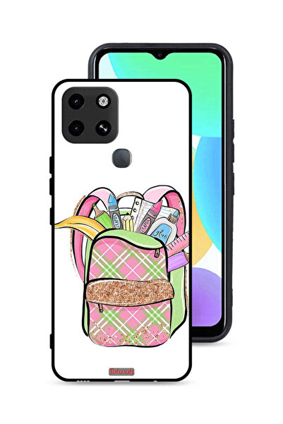 Tolwak غطاء حماية لهاتف Infinix Smart 6 بتصميم حقيبة فتاة وحيد القرن