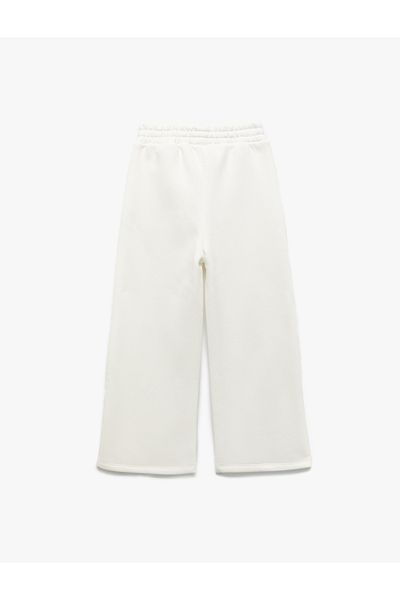 Koton Wide Leg Sweatpants with Elastic Waist