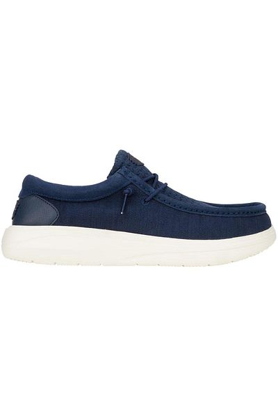 HEY DUDE Wally Comf Woven Men's Shoes - Navy Blue