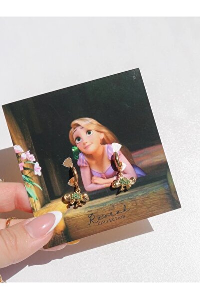 Reorah Collection Rapunzel’s Pascal Küpe Altın Kaplama