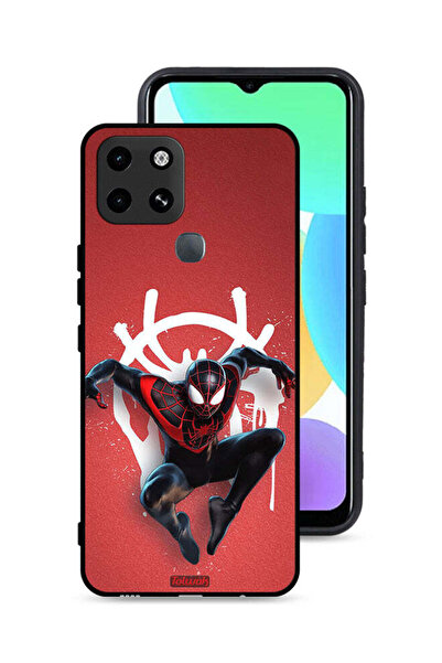 Tolwak غطاء حماية لجهاز Infinix Smart 6 بتصميم Spiderman