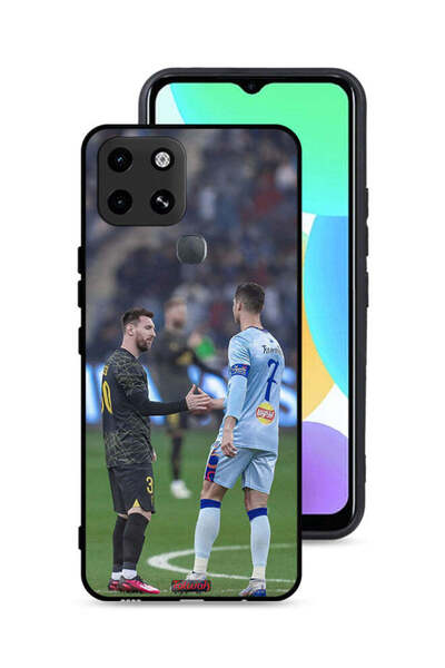 Tolwak غطاء حماية لهاتف إنفينيكس سمارت 6 ميسي ورونالدو