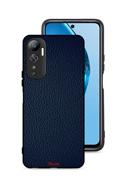 Tolwak غطاء حماية جلدي بنقشة جلدي لهاتف Infinix Hot 20 4G