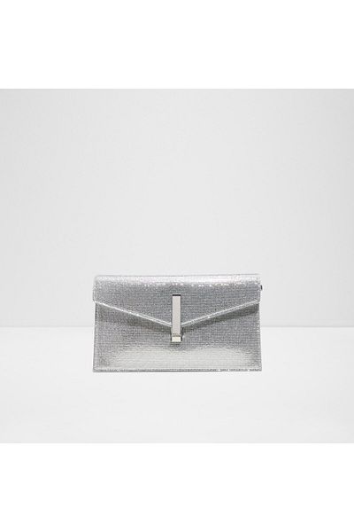 Aldo Silver-colored L Dress Handbags for Female