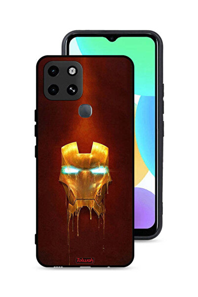 Tolwak غطاء حماية لهاتف Infinix Smart 6 من Iron Man Marvel Comics