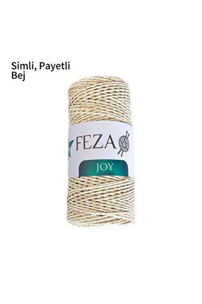 Feza JOY Simli Payetli Kağıt İp 200gr