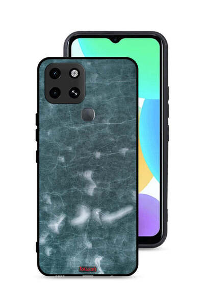 Tolwak غطاء حماية لهاتف Infinix Smart 6 بنمط ستونيش