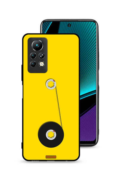 Tolwak غطاء حماية لهاتف Infinix Note 11 Pro برسومات عجلة الكاسيت