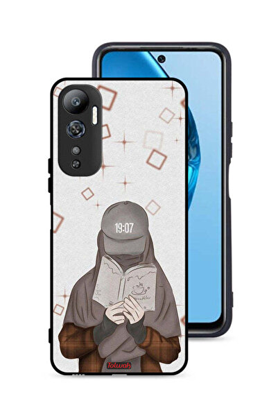 Tolwak غطاء حماية لهاتف Infinix Hot 20 4G بطبعة فتاة تقرأ الفن