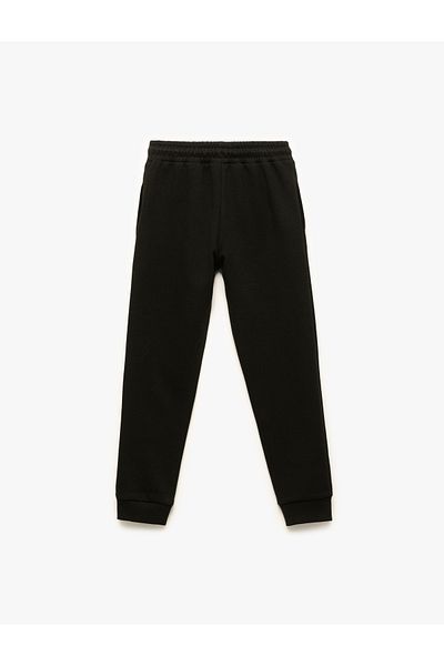 Koton Basic Jogger Sweatpants με ελαστική τσέπη στη μέση