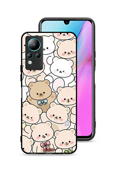 Tolwak غطاء حماية لهاتف Infinix Note 11 بنقشة دببة