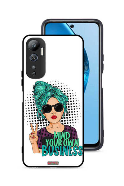 Tolwak غطاء حماية لهاتف Infinix Hot 20 4G - اهتم بشؤونك الخاصة