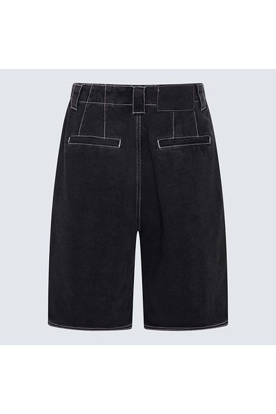 SUNNEI Sunnei Washed Black Denim Shorts