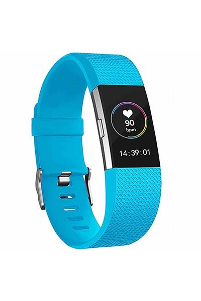Becky Friedman Curea pentru Fitbit Charge 2, mărimea L, albastru deschis