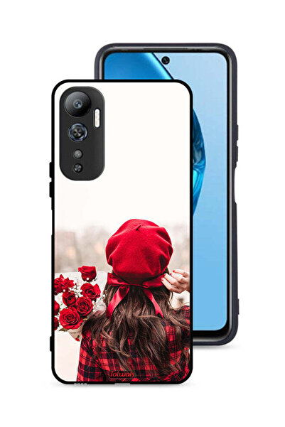 Tolwak غطاء حماية لهاتف Infinix Hot 20 4G يحمل زهورًا