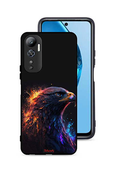 Tolwak غطاء حماية لهاتف Infinix Hot 20 4G بطبعة فن النسر