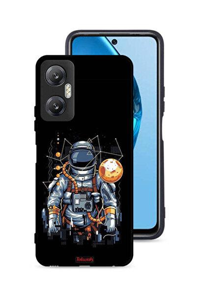 Tolwak غطاء حماية لهاتف Infinix Hot 20 5G بتصميم رائد فضاء تجريدي