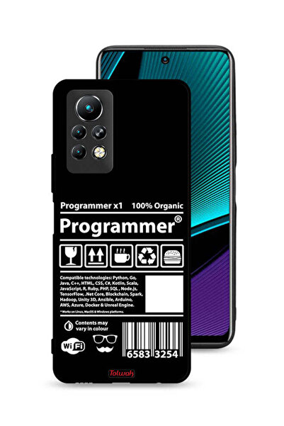 Tolwak غطاء حماية لجهاز Infinix Note 11 Pro مع ملصق مبرمج