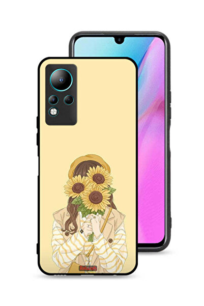 Tolwak غطاء حماية لهاتف Infinix Note 11 بنقشة عباد الشمس