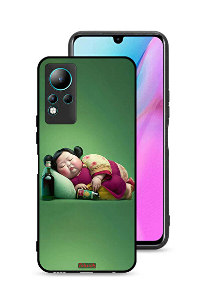 Tolwak غطاء حماية لهاتف إنفينيكس نوت 11 - فتاة سمينة