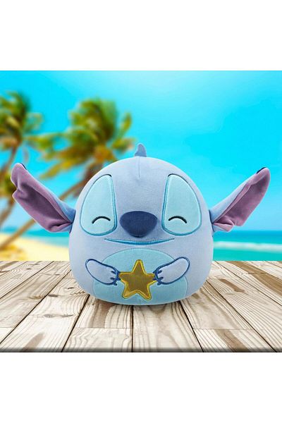 Squishmallows Stitch Holding Starfish – Kellytoy Plush | Soft & Colorful Stuffed Toy for Kids, Girls & Boys