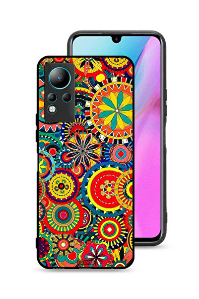 Tolwak غطاء حماية لهاتف Infinix Note 11 بنمط ماندالا ملون