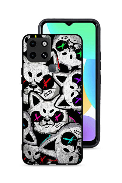 Tolwak غطاء حماية لهاتف إنفينيكس سمارت 6 - قطط مارشميلو