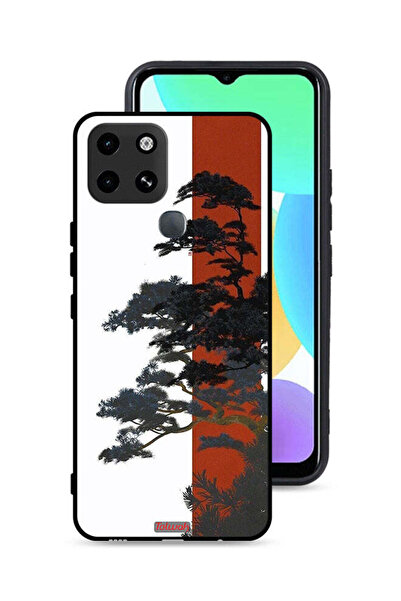 Tolwak غطاء حماية لهاتف Infinix Smart 6 بتصميم شجرة