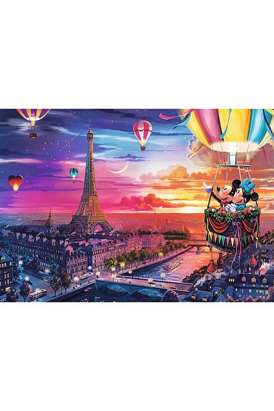 Trefl Puzzle PUZZLE TREFL 1000 PREMIUM PLUS DISNEY MICKEY SI MINNIE IN PARIS