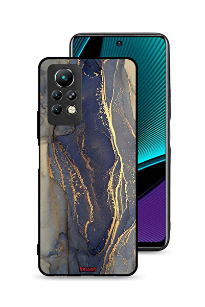 Tolwak غطاء حماية لهاتف Infinix Note 11 Pro بنقشة رخامية لامعة