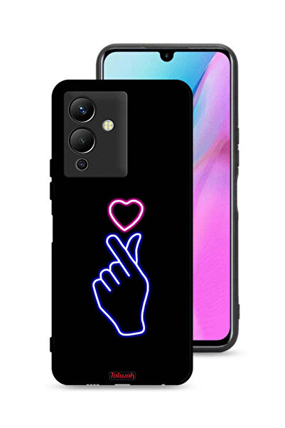 Tolwak غطاء حماية لهاتف Infinix Note 12 5G بنقشة قلب سناب