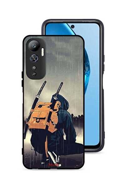 Tolwak غطاء حماية لهاتف Infinix Hot 20 4G بتصميم سيف ساموراي رقمي