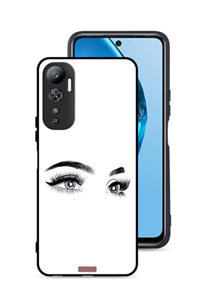 Tolwak غطاء حماية لهاتف Infinix Hot 20 4G برسومات عيون فنية