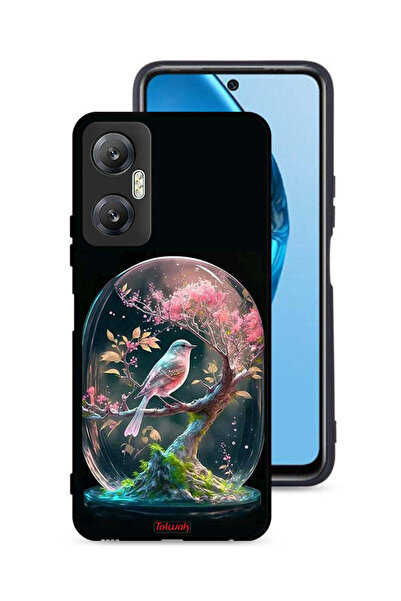 Tolwak غطاء حماية لهاتف Infinix Hot 20 5G بتصميم Bird In Jarr