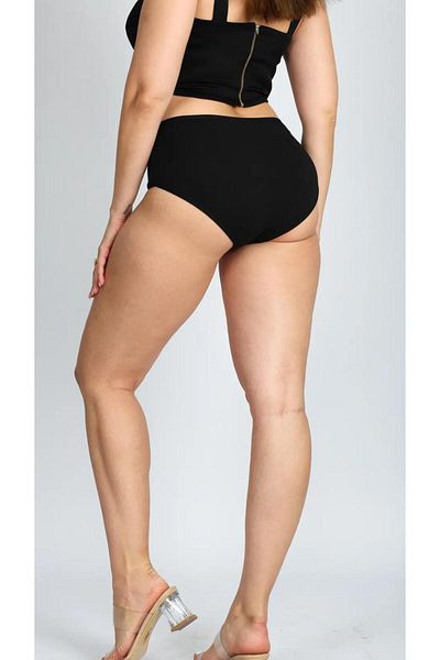 Vitollex 4-Piece Combed Cotton Rib 100% Cotton Bato Women's Panties