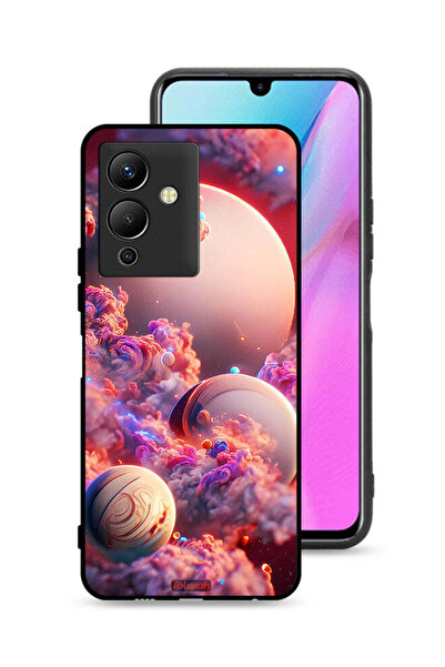 Tolwak غطاء حماية لهاتف Infinix Note 12 5G بطبعة غيوم وفن تجريدي