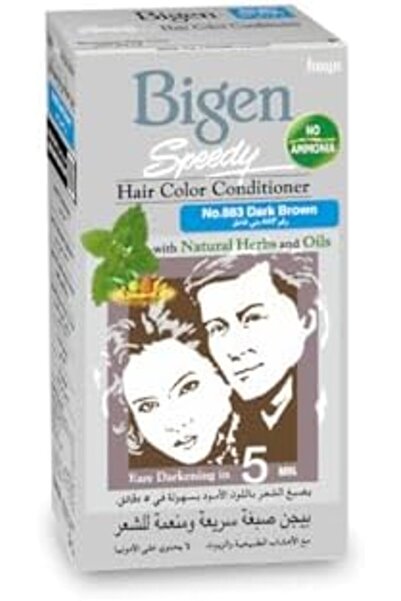 BİGEN Bigen Speedy Hair Color Conditioner - Dark Brown No. 883