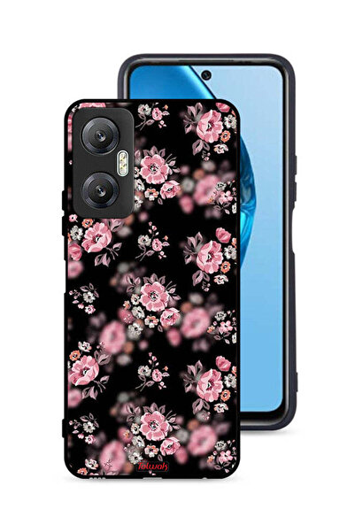 Tolwak غطاء حماية لهاتف Infinix Hot 20 5G بنقشة زهور بورتريه