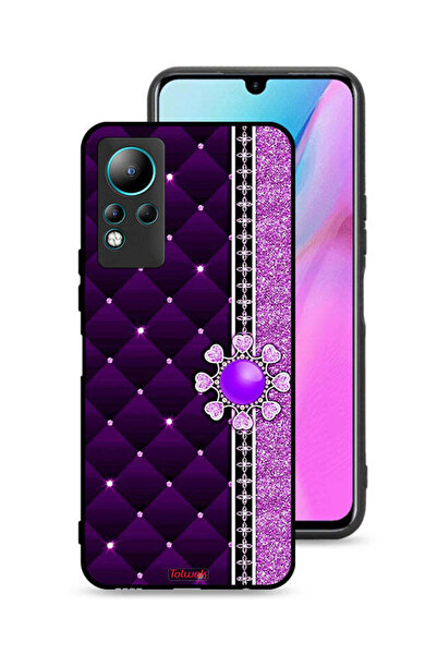 Tolwak غطاء حماية لهاتف إنفينيكس نوت 11 بقلوب لامعة